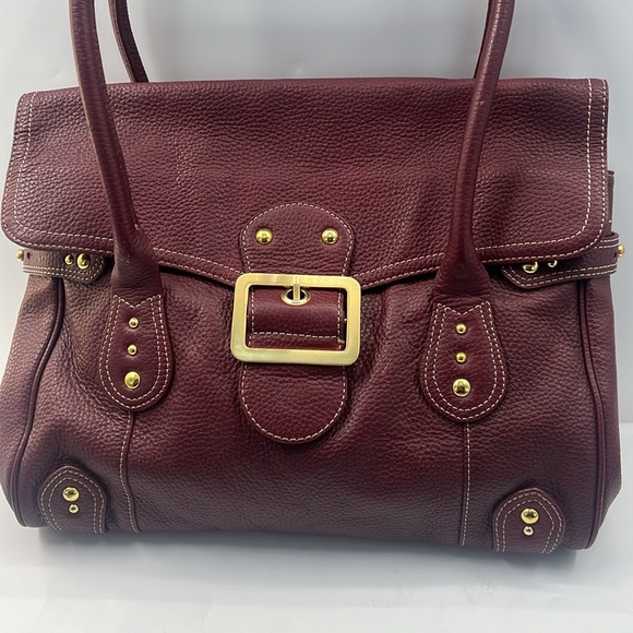 MAXX New York Signature Leather Handbag - Picture 5 of 12